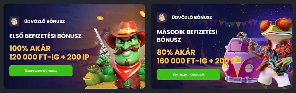 üdvözlő bónusz, online casino, online kaszinó, bónuszok és promóciók