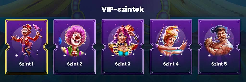 vip szintek, rollino casino, online kaszinó