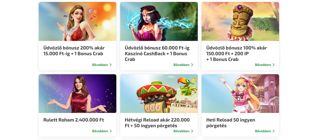 üdvözlő bónusz, boaboa casino, cashback, lányok