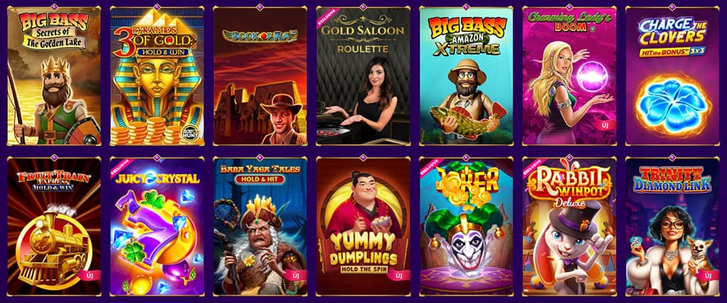 Midas Luck Casino játékok: nyerőgépek, rulett, hold & win játékok, új és népszerű címek, például Book of Ra és Joker Win.
