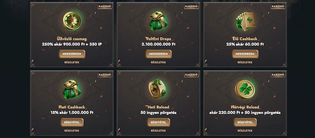 HeroSpin Casino bónuszok üdvözlő csomaggal, cashbackkel, reload ajánlatokkal és ingyen pörgetésekkel.