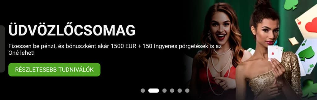 Két fiatal nő tartja a kártyákat a BetLabel kaszinó online felületének borítóképén, bónusz ajánlatot hirdetve.
