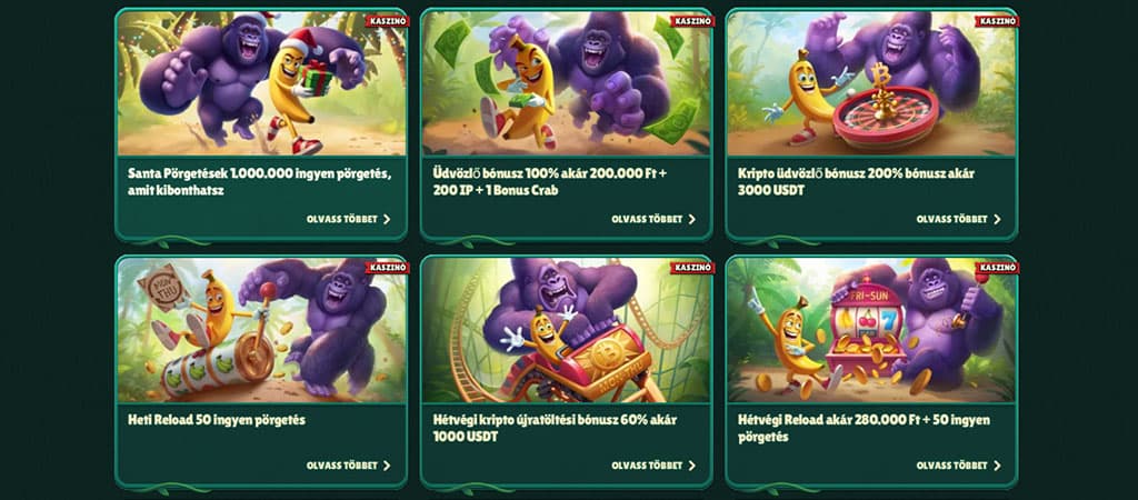 Egyéb bónuszok és egy remek VIP-program.
