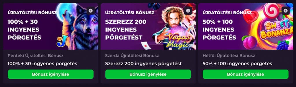 Szerezz 200 ingyenes pörgetést, minden héten szerdán.