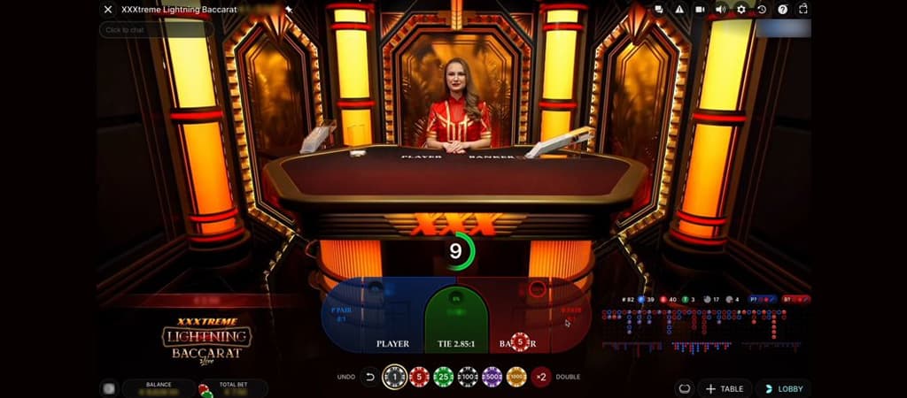 XXXtreme Lightning Baccarat, Villámgyors élmények