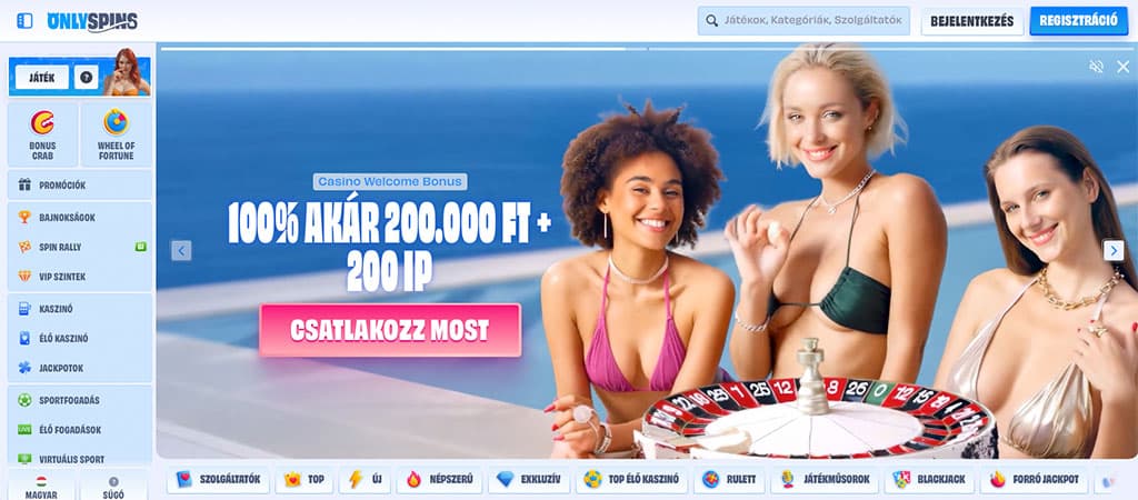 OnlySpins Casino, érzéki hangulat minden pörgetéskor.