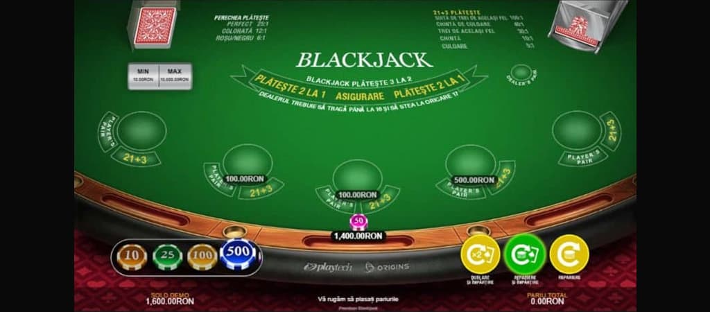 Premium Blackjack kaszinó játék ismertető.