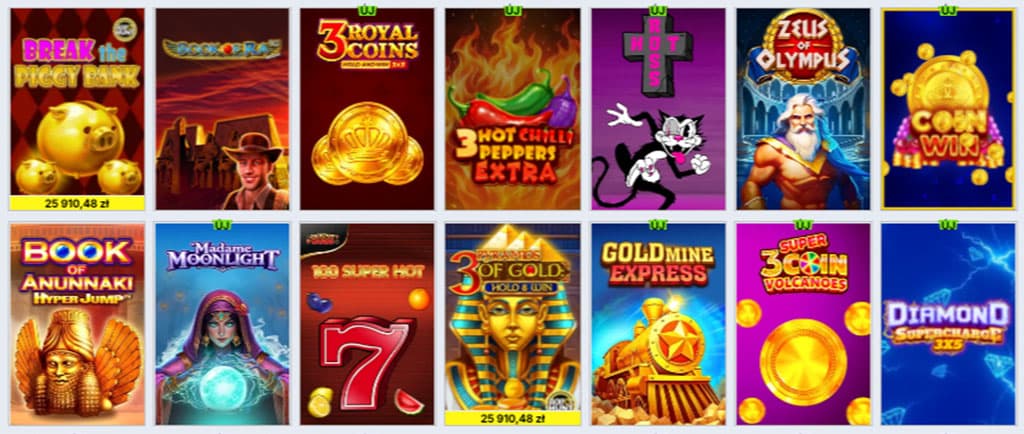 Nyerőgépek, élő játék és sportfogadás egy helyen