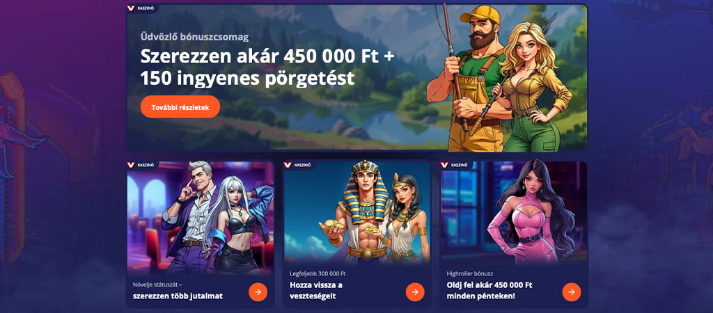 Vulkan Vegas kaszinó bónusz feltételek.