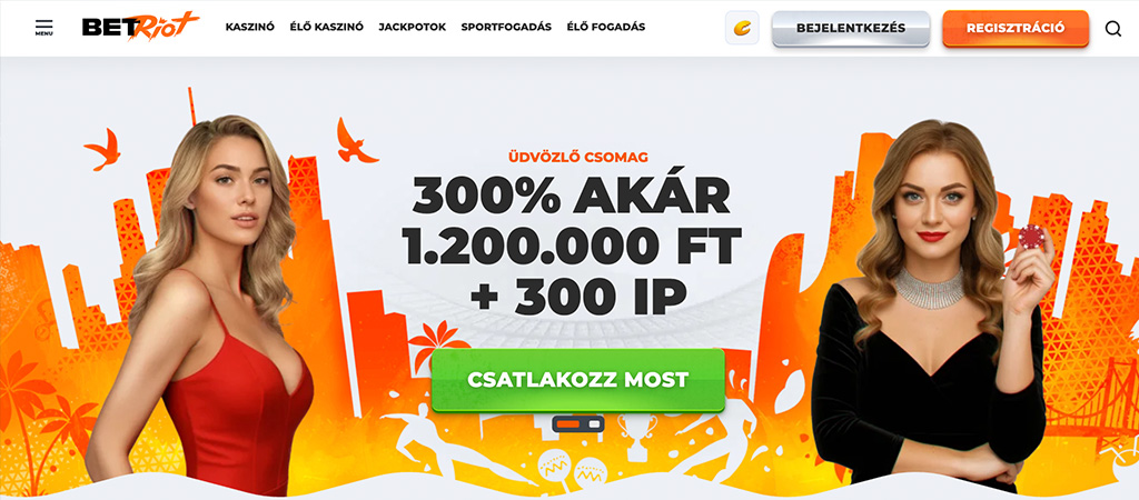 Betriot Casino, kaszinó játékok és sportfogadás együtt