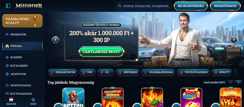 Millioner Casino, ahol minden pörgetés sikert ígér