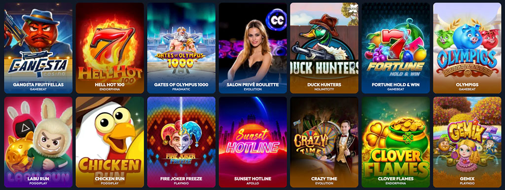 Gangsta kaszinó, online kaszinó, slot