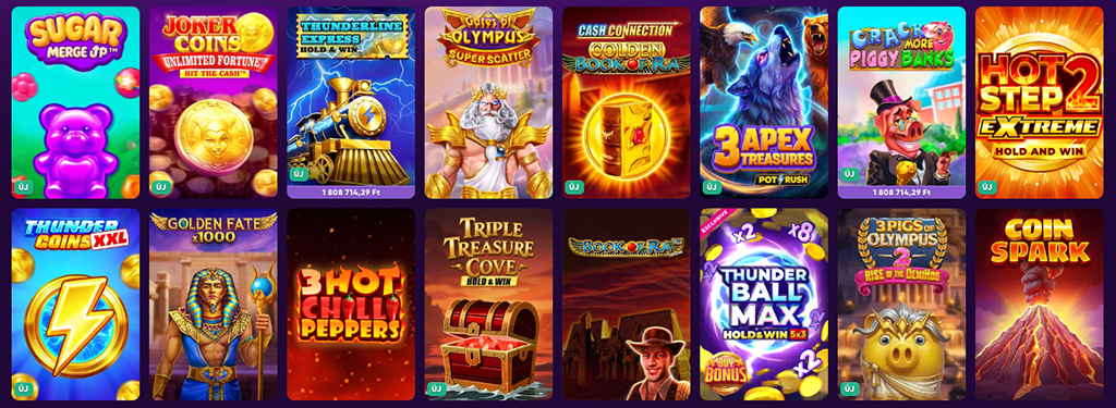 Kingmaker Casino oldalán elérhető szórakozási lehetőségekről slotok.
