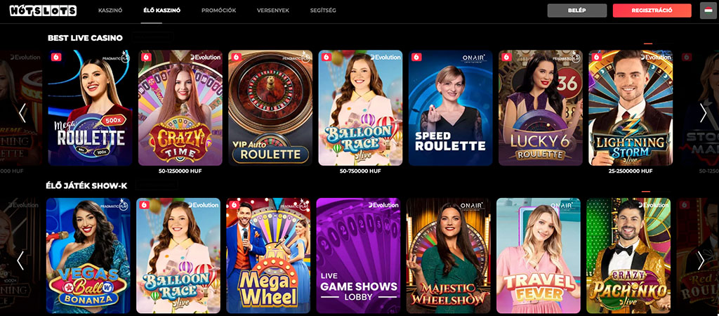 Hot slot casino, blackjack, roulette, baccarat