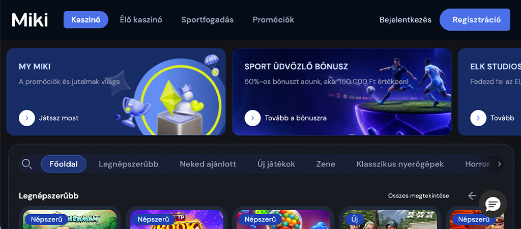 Miki Casino, minden pörgetés egy új esély a nyereményre