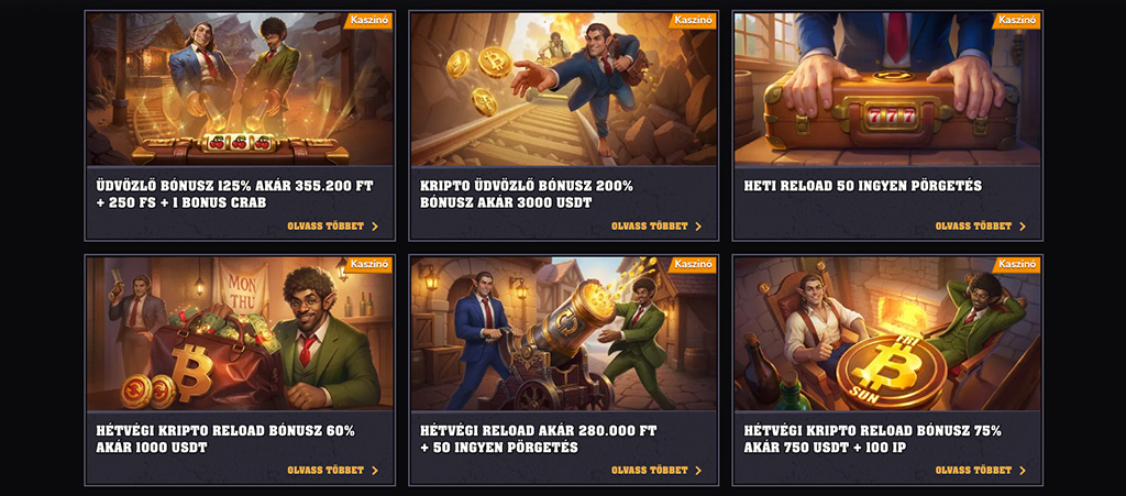 Wintino bónuszok, promóciók és VIP-program.