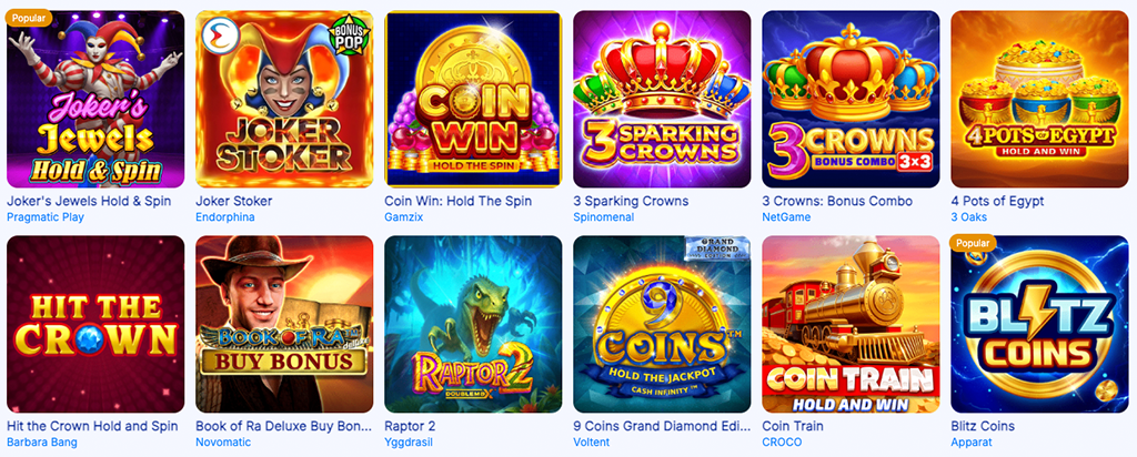 Online bingo játékok a Mr Bet kaszinóban: Bingo Empire, Jackpot Bingo, Lucky Bingo és további szórakoztató címek.