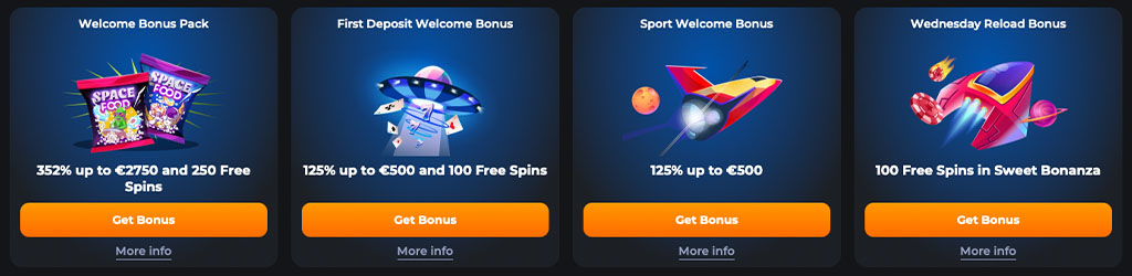 Aktuális CosmicSlot bónusz lehetőségek és VIP-program.
