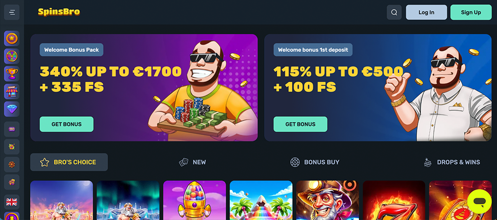 Aktuális bónuszok, promóciók és egyéb extrák a SpinsBro Casino oldalán.