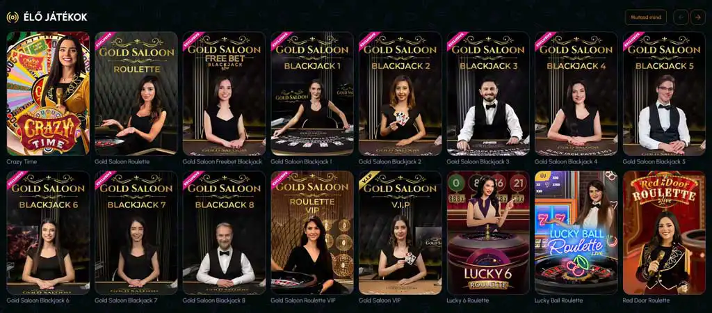 NovaJackpot Casino élő kaszinó játékok